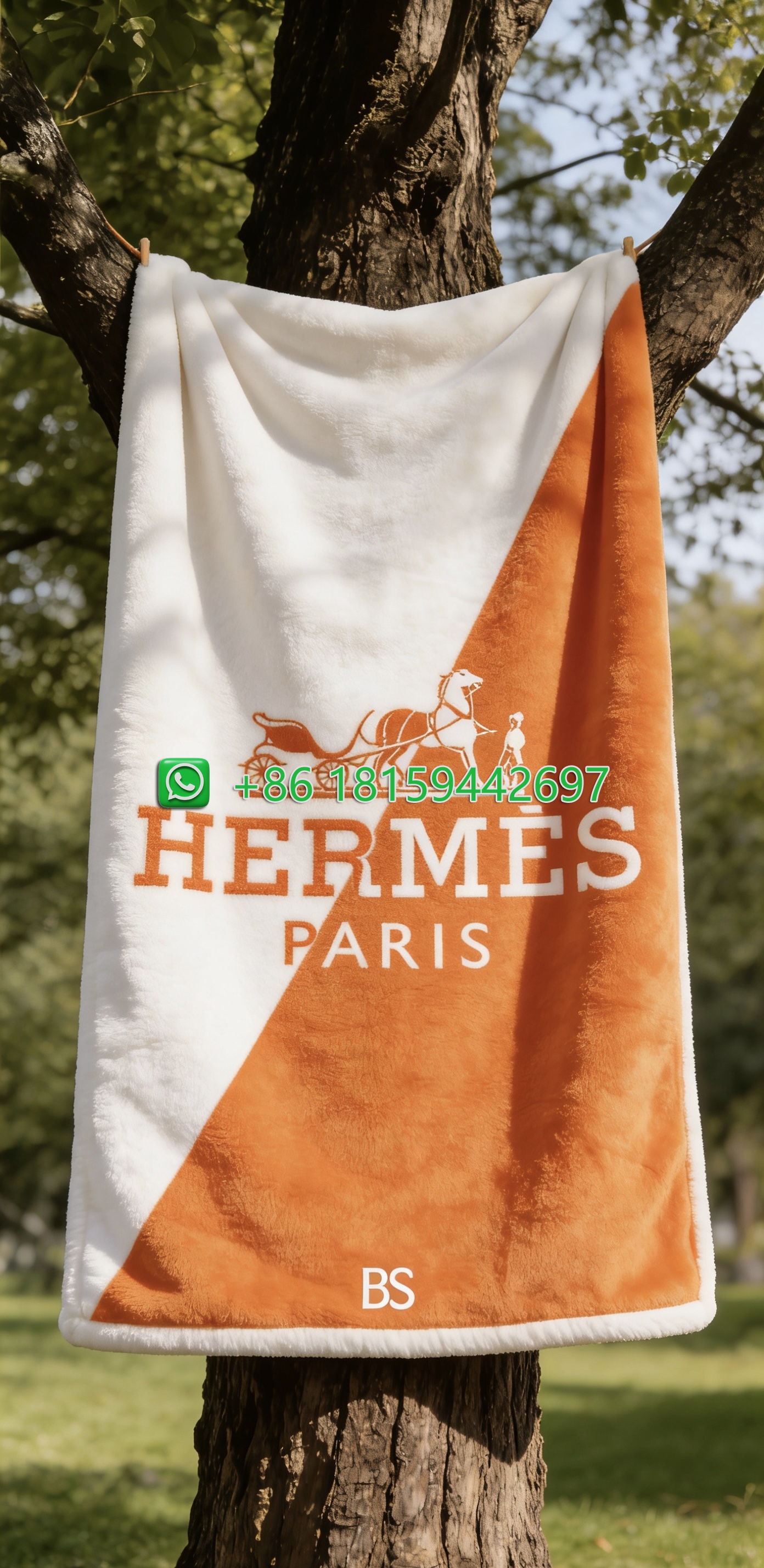 Hermes Throw Blankets